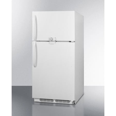 Summit Appliance Div. Summit-20.5 Cu. Ft. Refrigerator-Freezer, Lock, Frost-Free CTR21LLF2